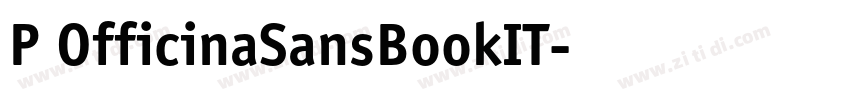 P OfficinaSansBookIT字体转换